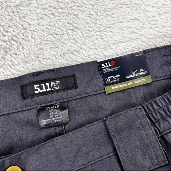 5.11 Tactical Gray Cargo Pants NWT - Picture 4 of 8